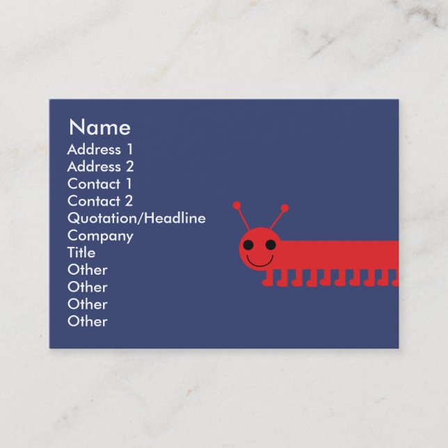 Bug - Chubby Business Card (Front)