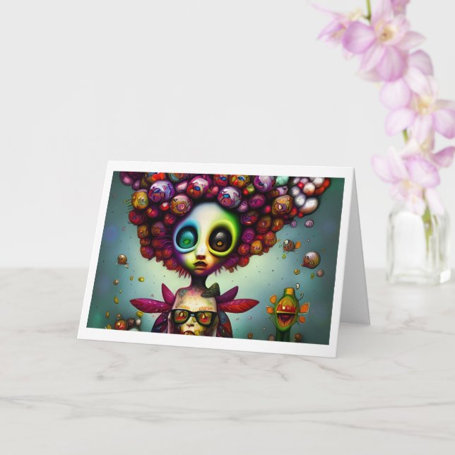 Bug Egg Head Ricaso Nightmare Series Card (Orchid)