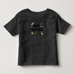Bug Expert Insects Bugs Night Crawlers Beetles Toddler T-shirt
