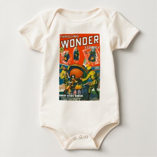 Bug Eyed Aliens in Capes Baby Bodysuit