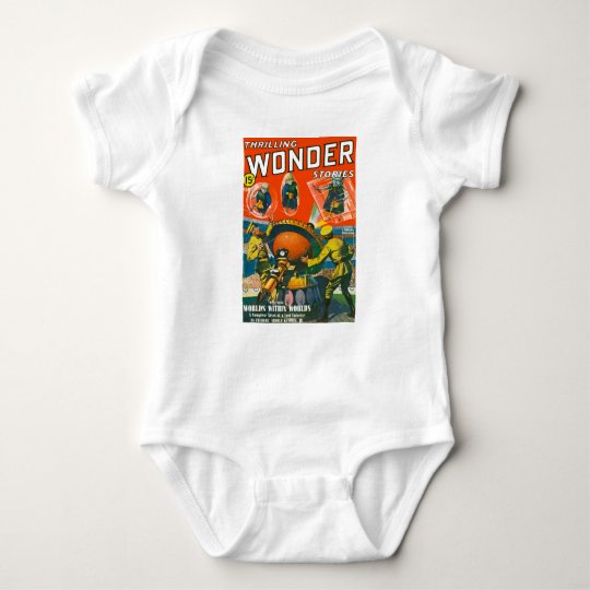 Bug Eyed Aliens in Capes Baby Bodysuit