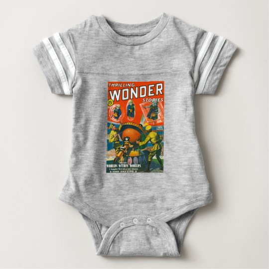 Bug Eyed Aliens in Capes Baby Bodysuit