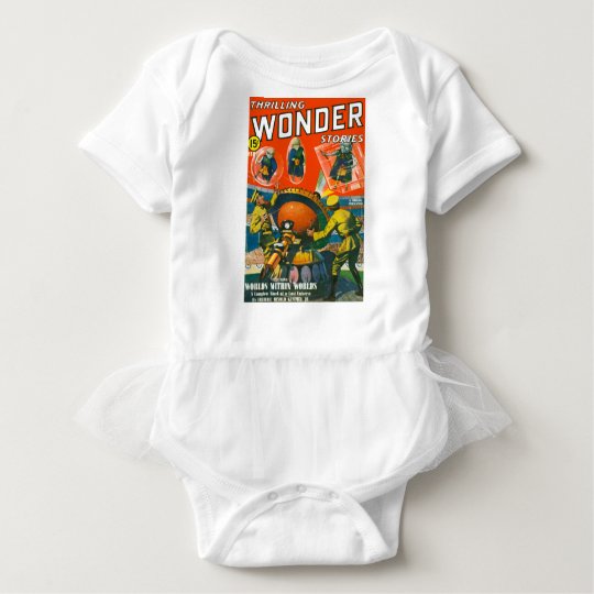 Bug Eyed Aliens in Capes Baby Bodysuit