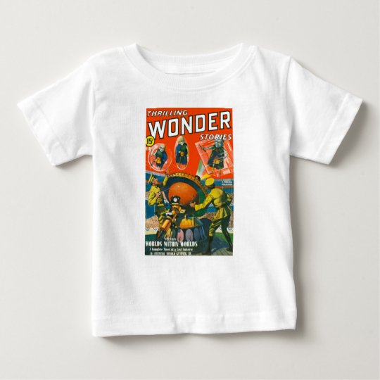 Bug Eyed Aliens in Capes Baby T-Shirt