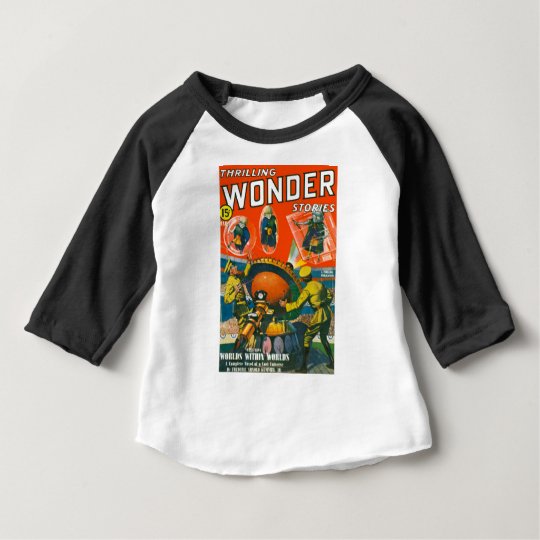 Bug Eyed Aliens in Capes Baby T-Shirt