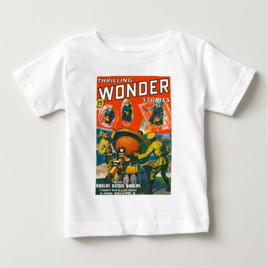 Bug Eyed Aliens in Capes Baby T-Shirt