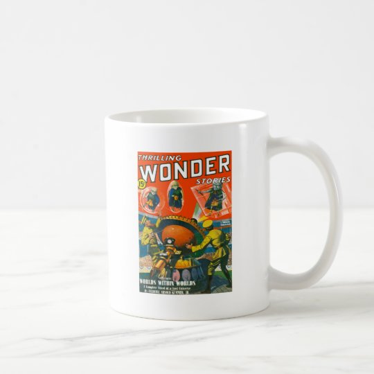 Bug Eyed Aliens in Capes Coffee Mug