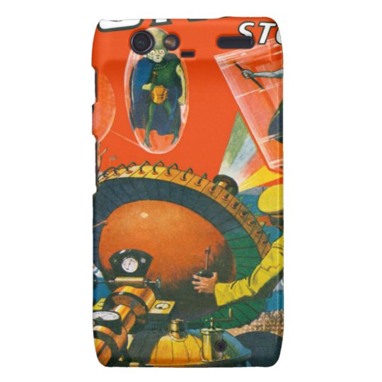 Bug Eyed Aliens in Capes Motorola Droid RAZR Cases