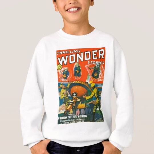 Bug Eyed Aliens in Capes Sweatshirt