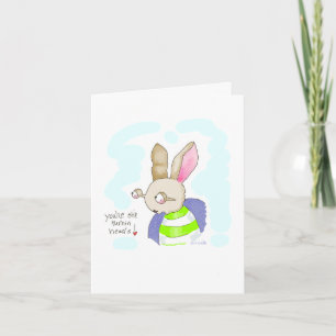 Bug Eyed Bunny Birthday Card