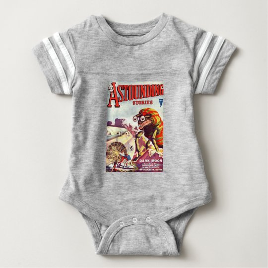 Bug Eyed Moon Monster Baby Bodysuit
