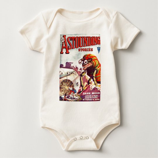 Bug Eyed Moon Monster Baby Bodysuit