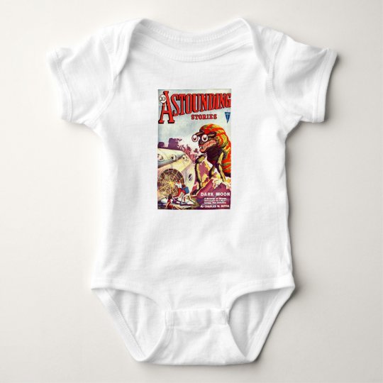Bug Eyed Moon Monster Baby Bodysuit
