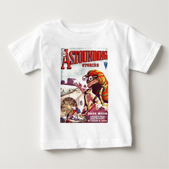 Bug Eyed Moon Monster Baby T-Shirt