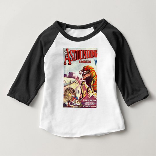 Bug Eyed Moon Monster Baby T-Shirt