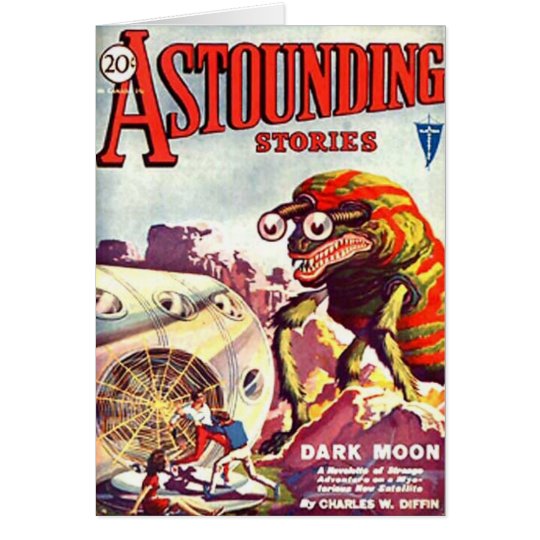 Bug Eyed Moon Monster Card