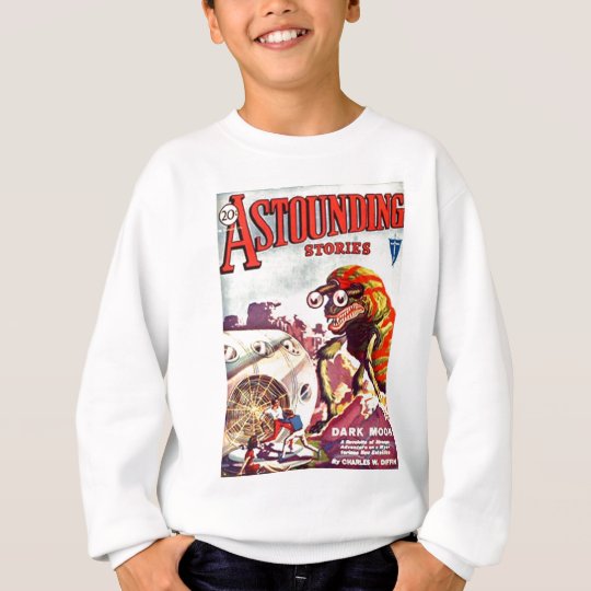 Bug Eyed Moon Monster Sweatshirt