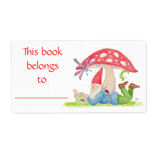 Bug Gnome book label