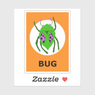 BUG Halloween Sticker