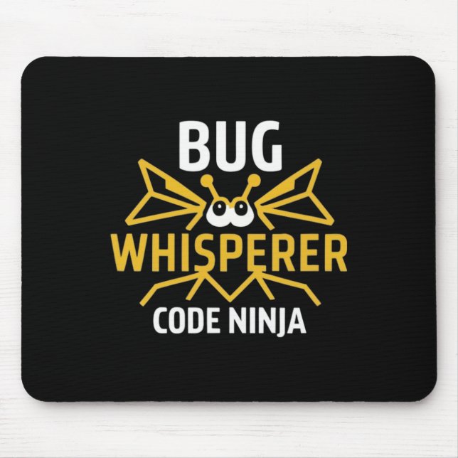 Bug Hunt Vulnerable Hunting Cyber Threat Bug Bount Mouse Pad (Front)