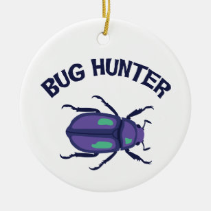 Bug Hunter Ceramic Ornament