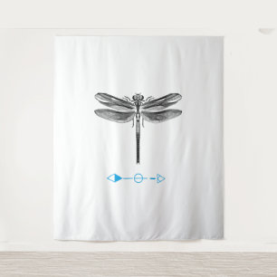 bug insect dragonfly grafic fashion style movie LO Tapestry