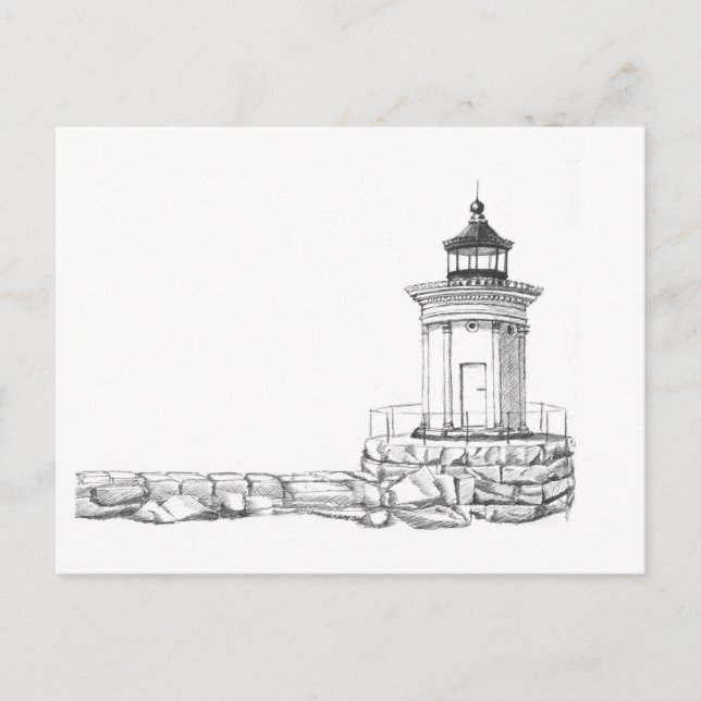 Bug Light Sketch Postcard (Front)