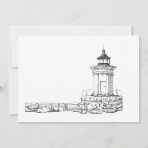 Bug Light Sketch Thank You Card