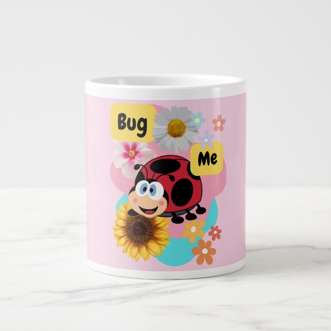 Bug Me: Ladybug  Large Coffee Mug (Front)