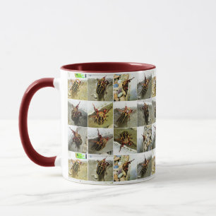 Bug Off: June Bug Beetle Insect Photo Collage Mug