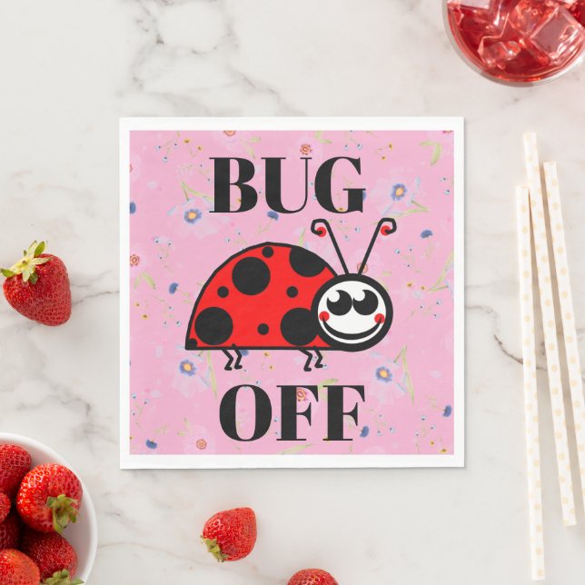 Bug Off Paper Napkin (Insitu)