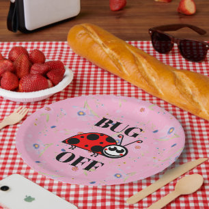 Bug Off Paper Plate