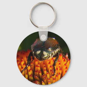 Bug on Flower Keychain
