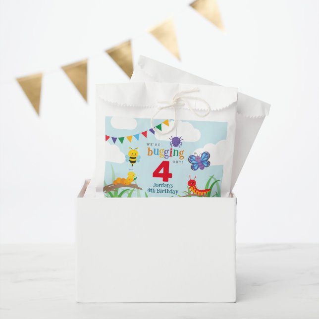 Bug Party Birthday Cute  Favour Bag (Party)