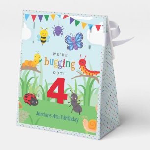 Bug Party Birthday Favor Box