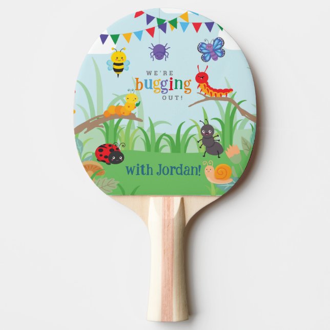 Bug Party  Ping Pong Paddle (Front)