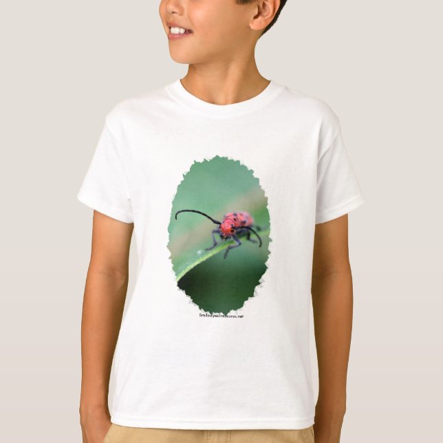 Bug With Attitude Nature Photo Youth Sweatshirt T-Shirt (Front)