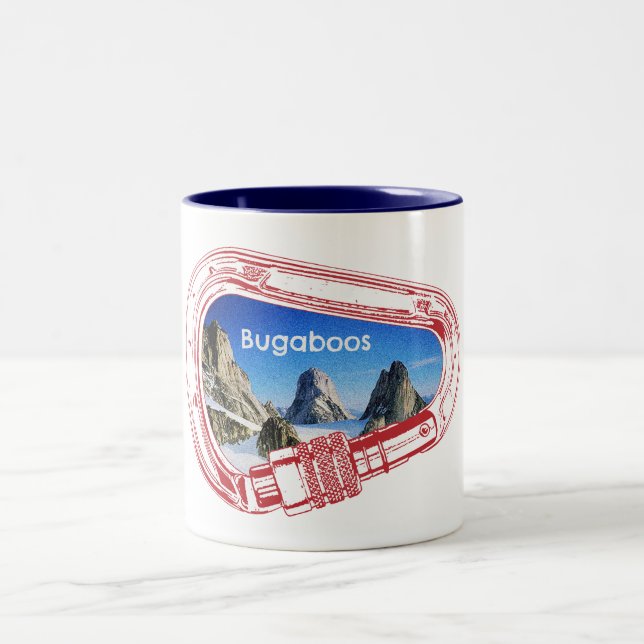 Bugaboos Climbing Carabiner Two-Tone Coffee Mug (Center)