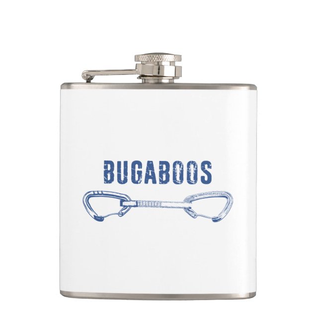 Bugaboos Climbing Quickdraw Hip Flask (Front)
