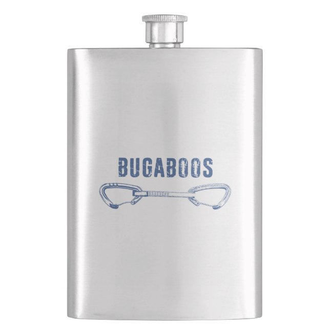 Bugaboos Climbing Quickdraw Hip Flask (Front)