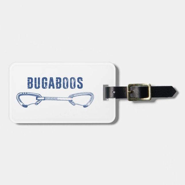 Bugaboos Climbing Quickdraw Luggage Tag (Front Horizontal)
