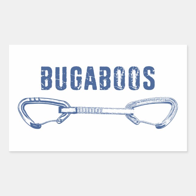 Bugaboos Climbing Quickdraw Sticker (Front)