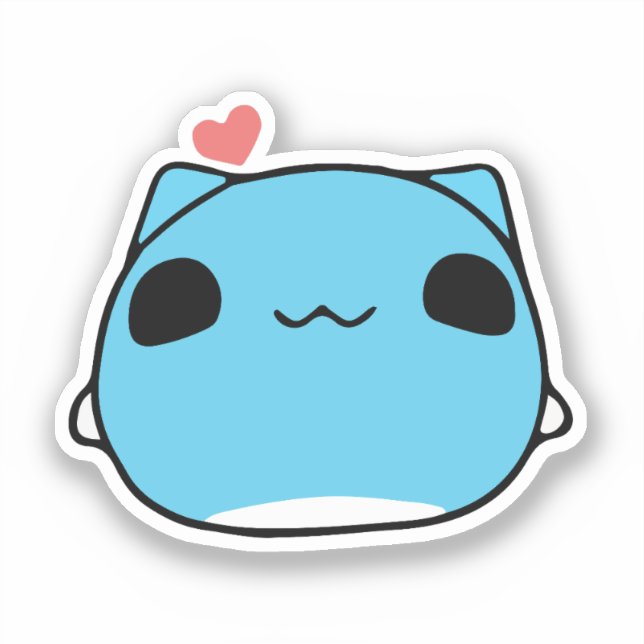 BugCat Capoo cat, Kawaii Comic Cat love (Front)