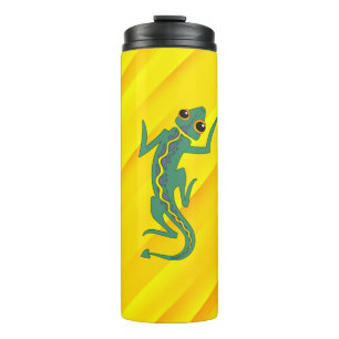 Buggi Green Lizard Artistic Clipart-27847 Thermal Tumbler