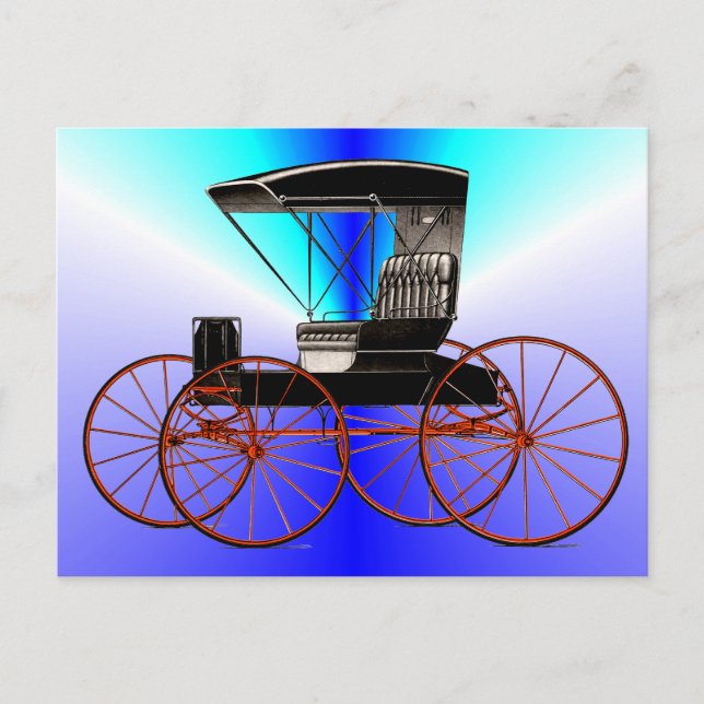 Buggies and Carriages Postcard (Front)