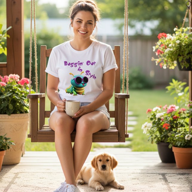 “Buggin’ Out in Style” T-shirt (Creator Uploaded)