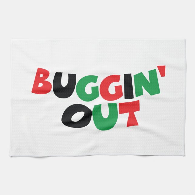 Buggin' Out Kitchen Towel (Horizontal)