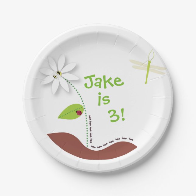 Buggin' Out Paper Plate (Front)