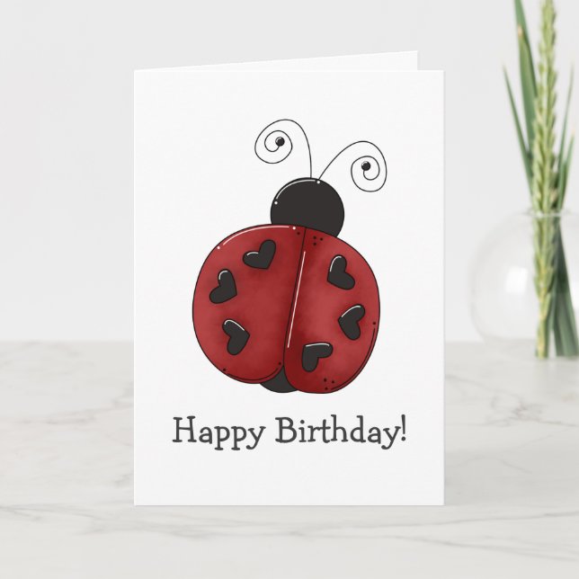 Buggin' You Again · Ladybug Card (Front)