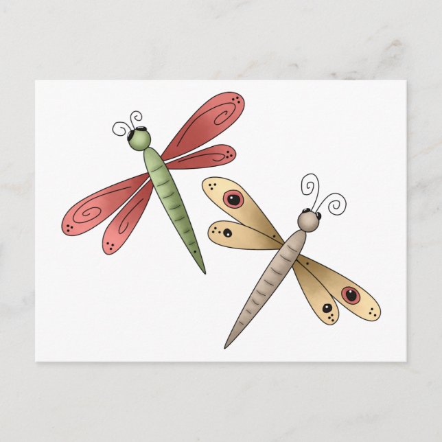 Buggin' You · Dragonflies Postcard (Front)
